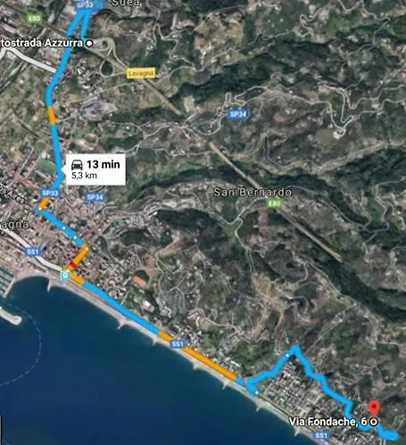 villa vista mare Lavagna
